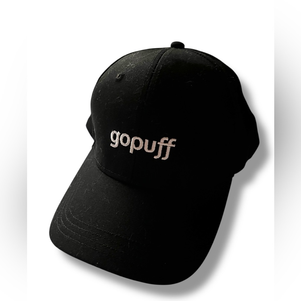 Go Puff Black Baseball Cap Hat New With Tags